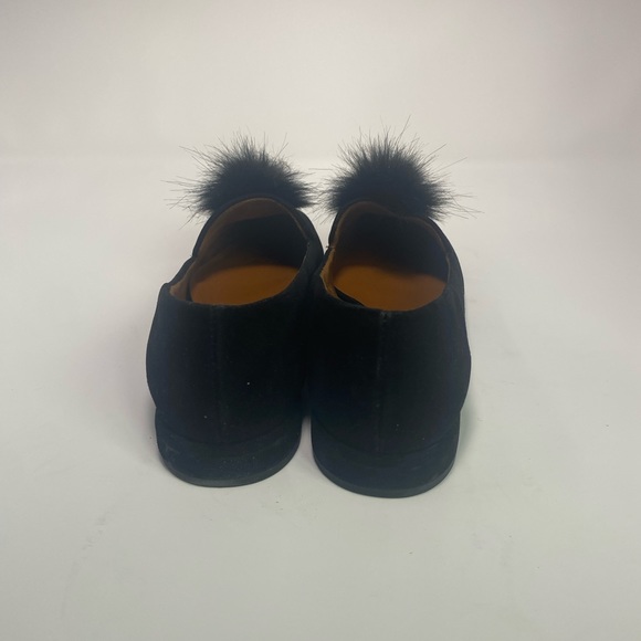 Halston flats with fur - Picture 5 of 6